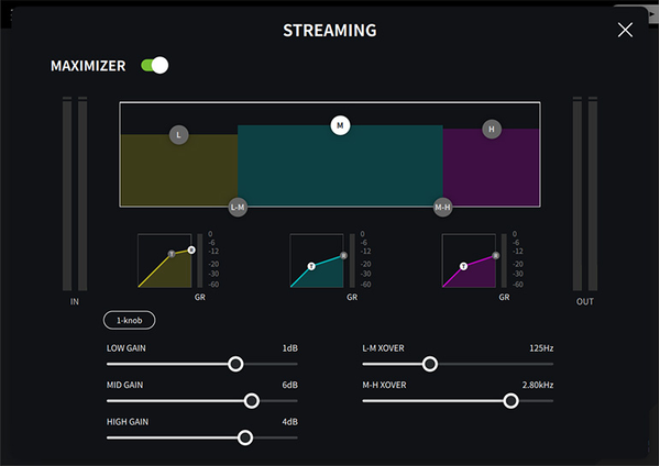 ياماها AG08: ميزة Maximizer لتحسين الصوت وإبراز تفاصيله
