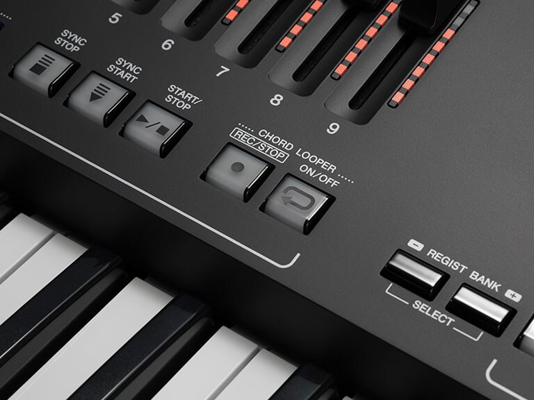 صورة مقرّبة لزر Chord Looper