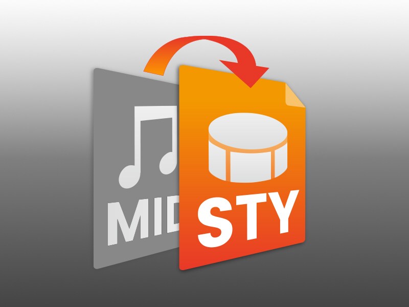 شعار تطبيق MIDI Song to Style