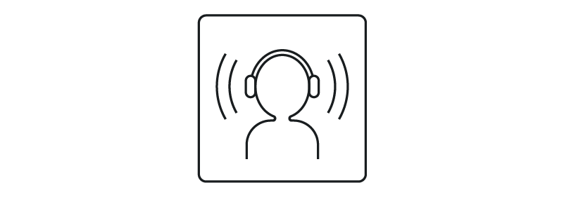 رمز مُحسّن الصوت المجسّم