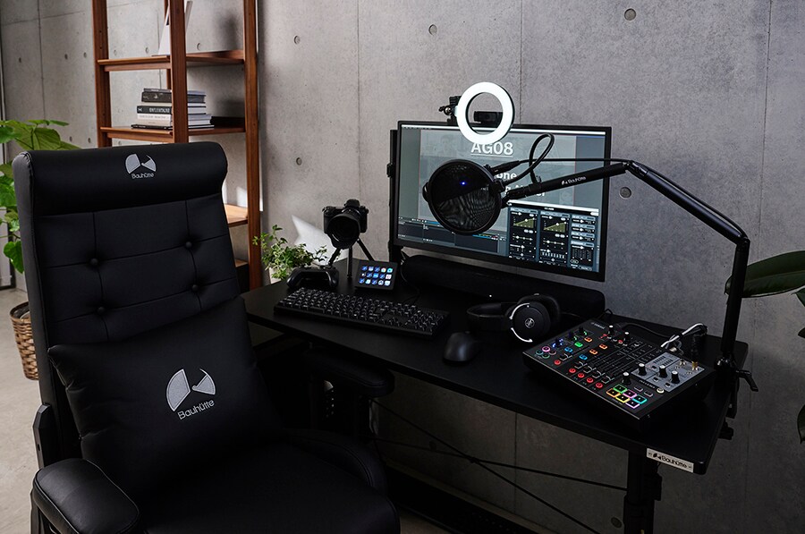 جهاز مزج الصوت للبثّ المباشر ياماها AG08