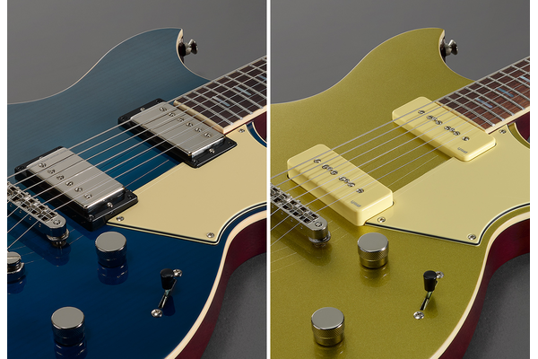 خيارات بيك أب مزدوجة (Humbuckers أو P90) ضمن فئتي Professional وStandard