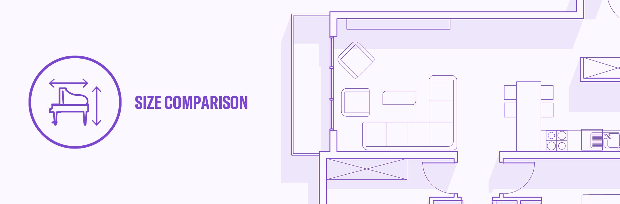 شعار مقارنة الأحجام