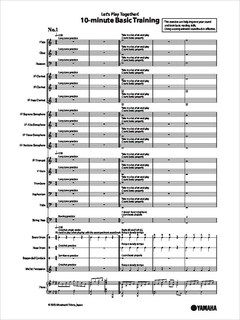 10-minute Basic Training Vol.1 Level: 1 Part sheet / full score