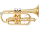 Bell: Yellow brass, Finish: Gold lacquer