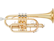 Bell: Yellow brass, Finish: Gold lacquer