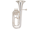 Material: Yellow brass, Finish: Silver-plated