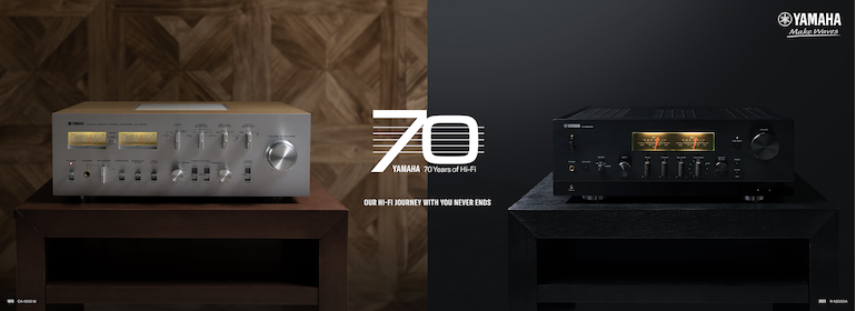 Main visual of Yamaha HiFi 70th Anniversary