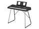 Yamaha Portable Keyboards PSR-E483 set on the Yamaha keyboard stand L-2C