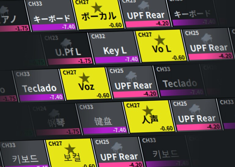 Multi-language channel name