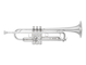 Bell: Yellow brass, Finish: Silver-plated