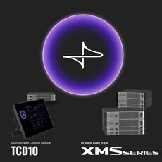 New Commercial Installation Solutions Ecosystem with Power Amplifiers XMS series, Touchscreen Control Device TCD10